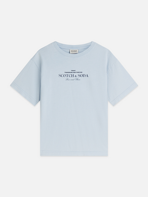 Boys' Front Artwork Relaxedfit Acid Washed Tshirt