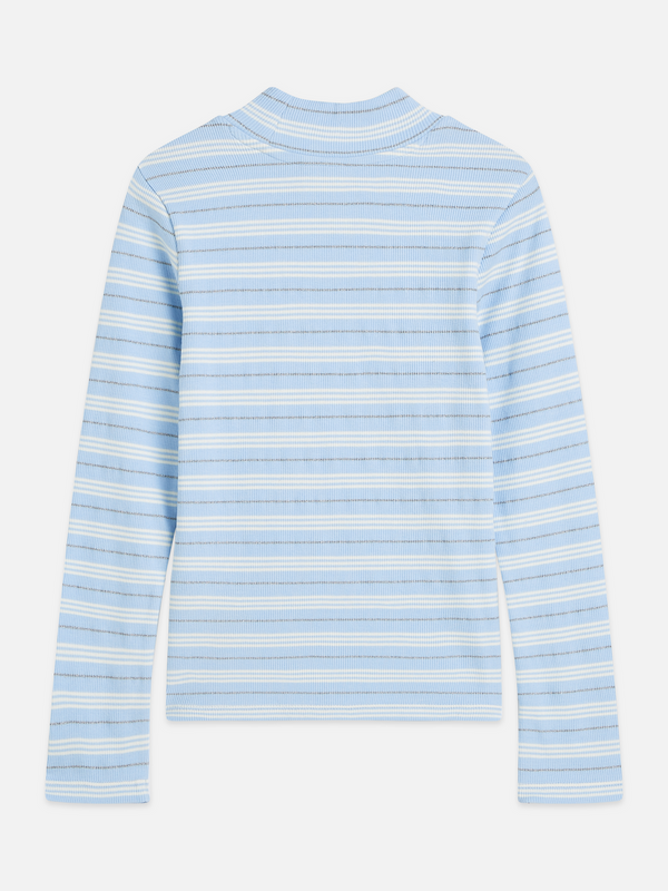 Girls' Yarndyed Striped Long Sleeved Tshirt