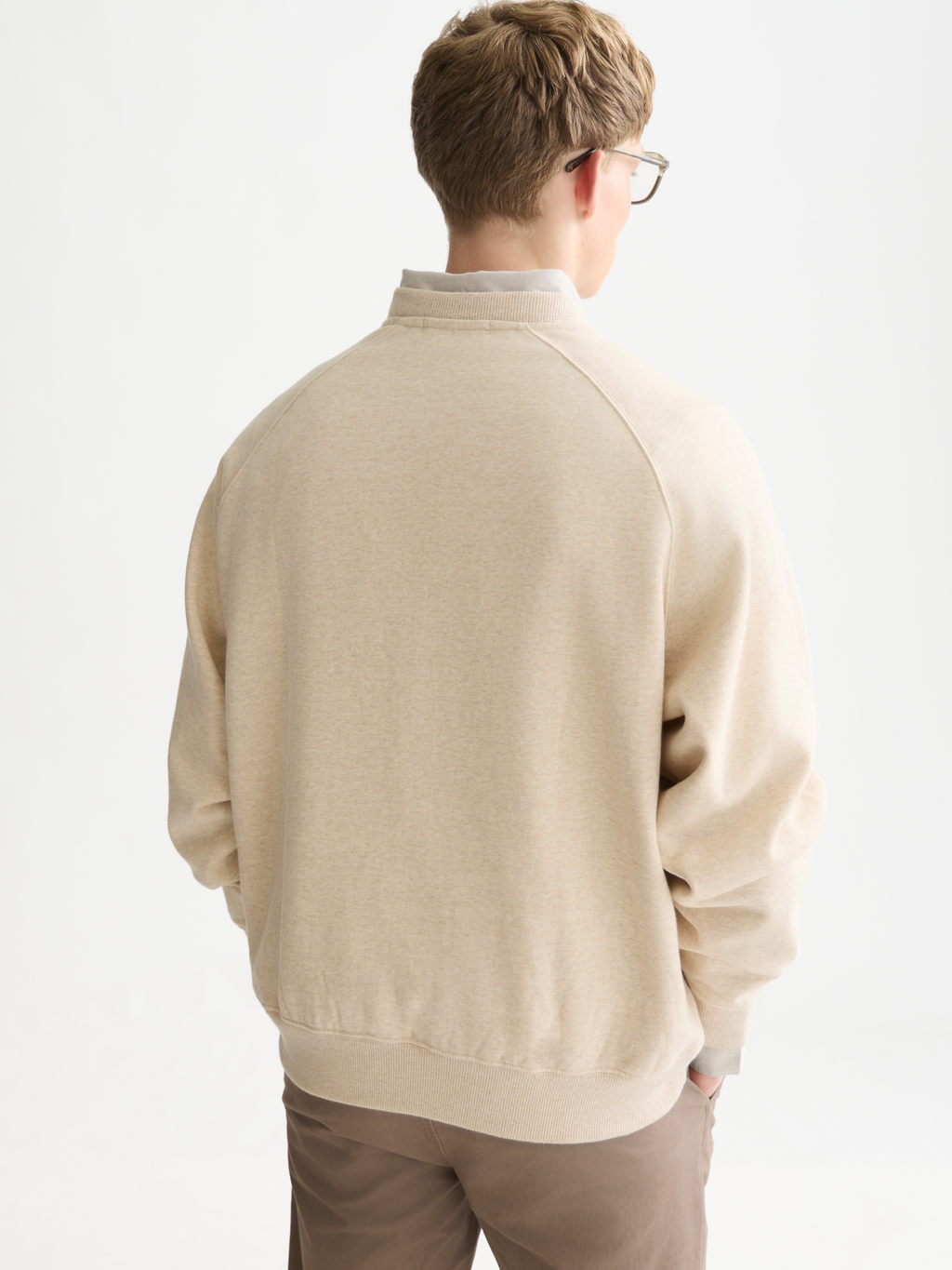 Mélange Loose-Fit Sweatshirt