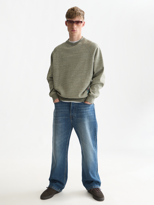 Sweat-shirt ample Mélange