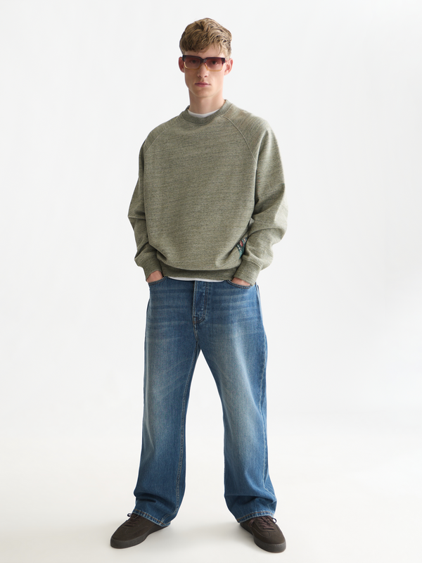 Sweat-shirt ample Mélange