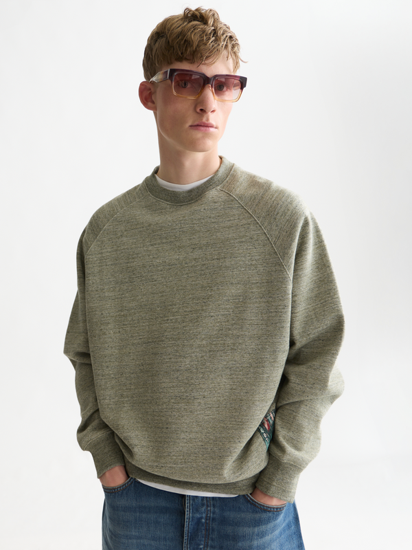 Sweat-shirt ample Mélange