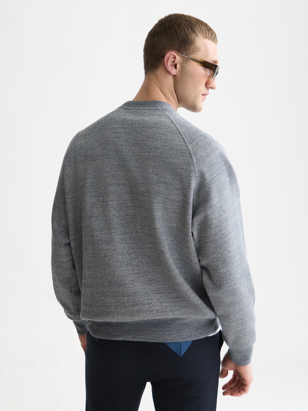 Mélange Loose-Fit Sweatshirt