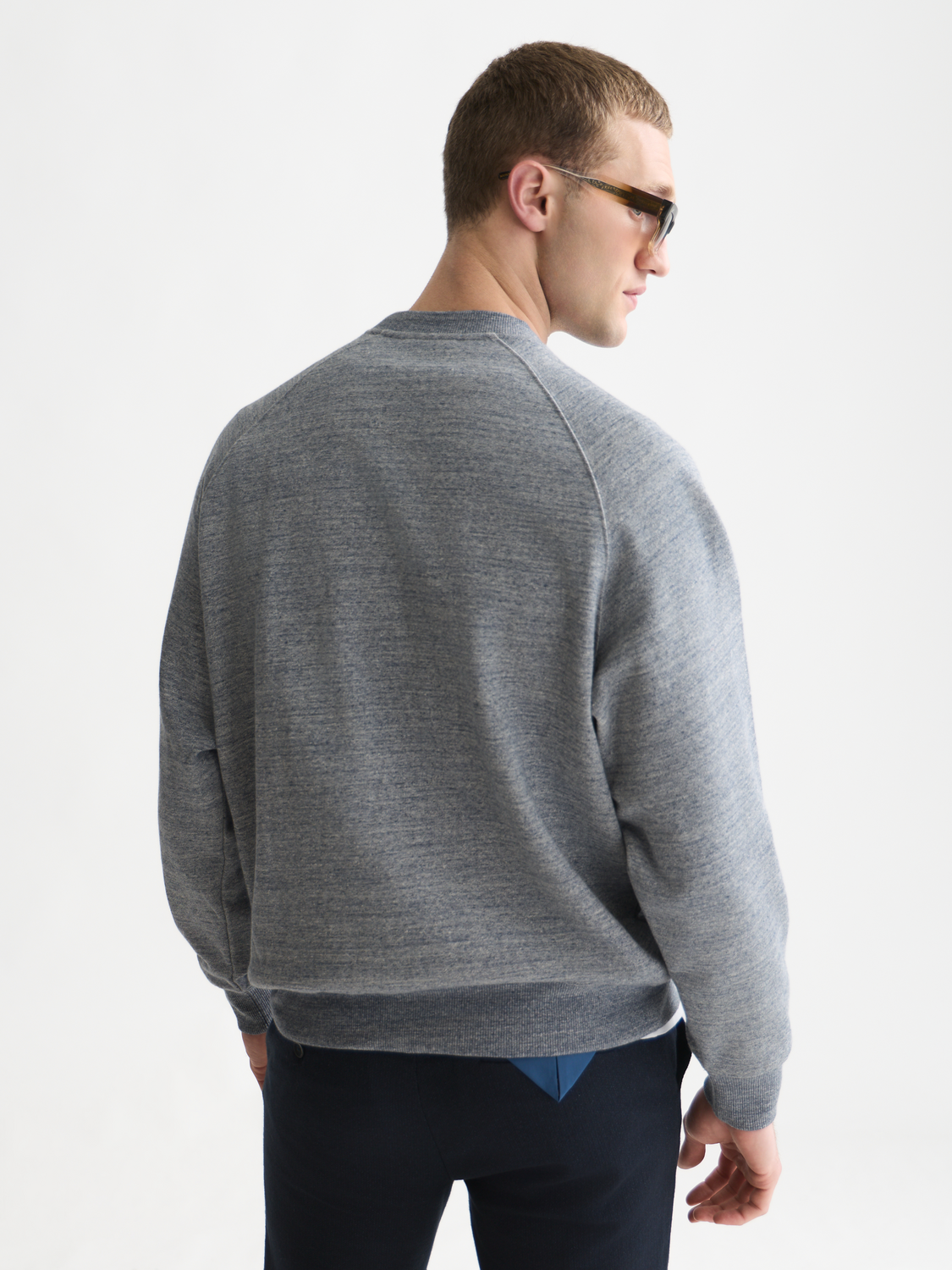 Mélange Loose-Fit Sweatshirt