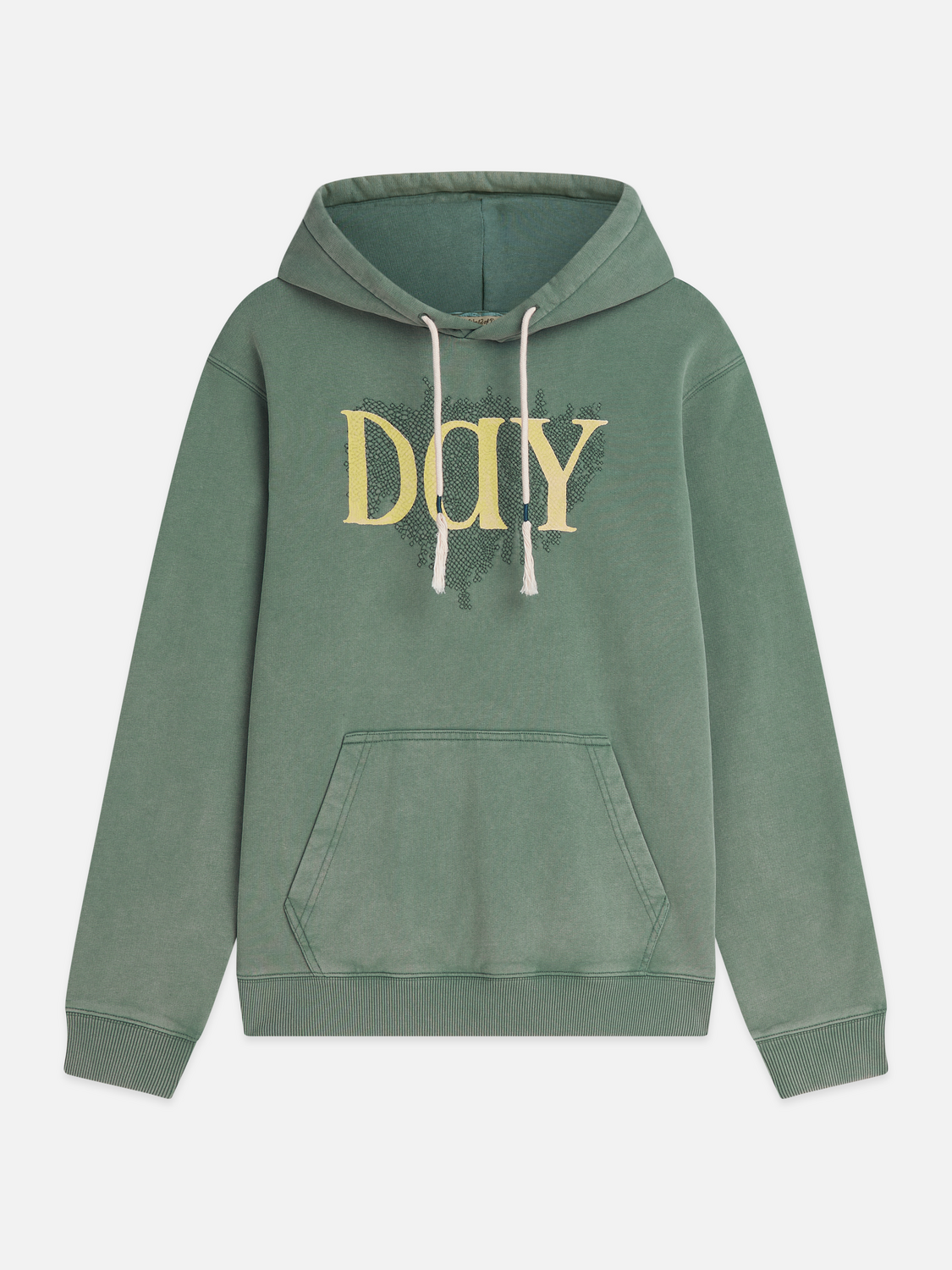 Front Artwork Regular-Fit Washed Hoodie
