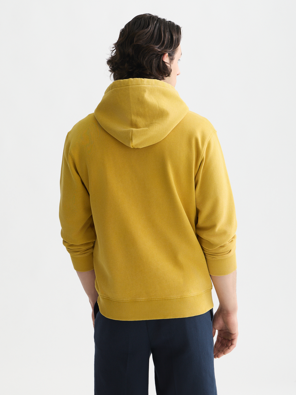 Front Artwork Washed Regular-Fit Hoodie