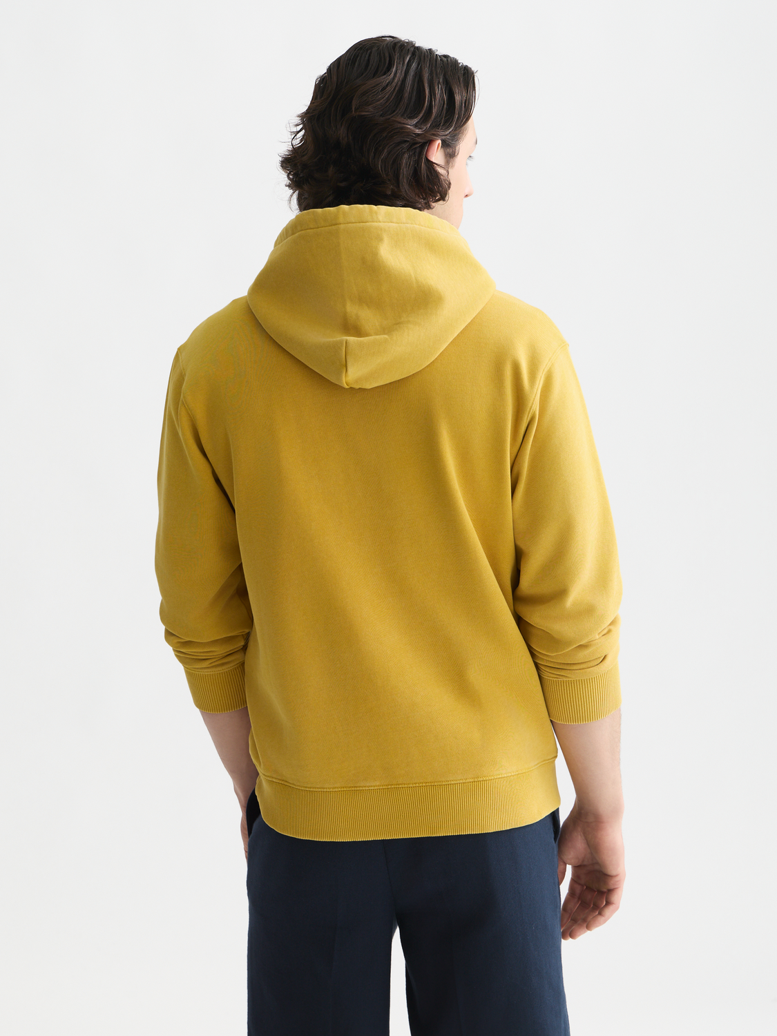 Front Artwork Washed Regular-Fit Hoodie