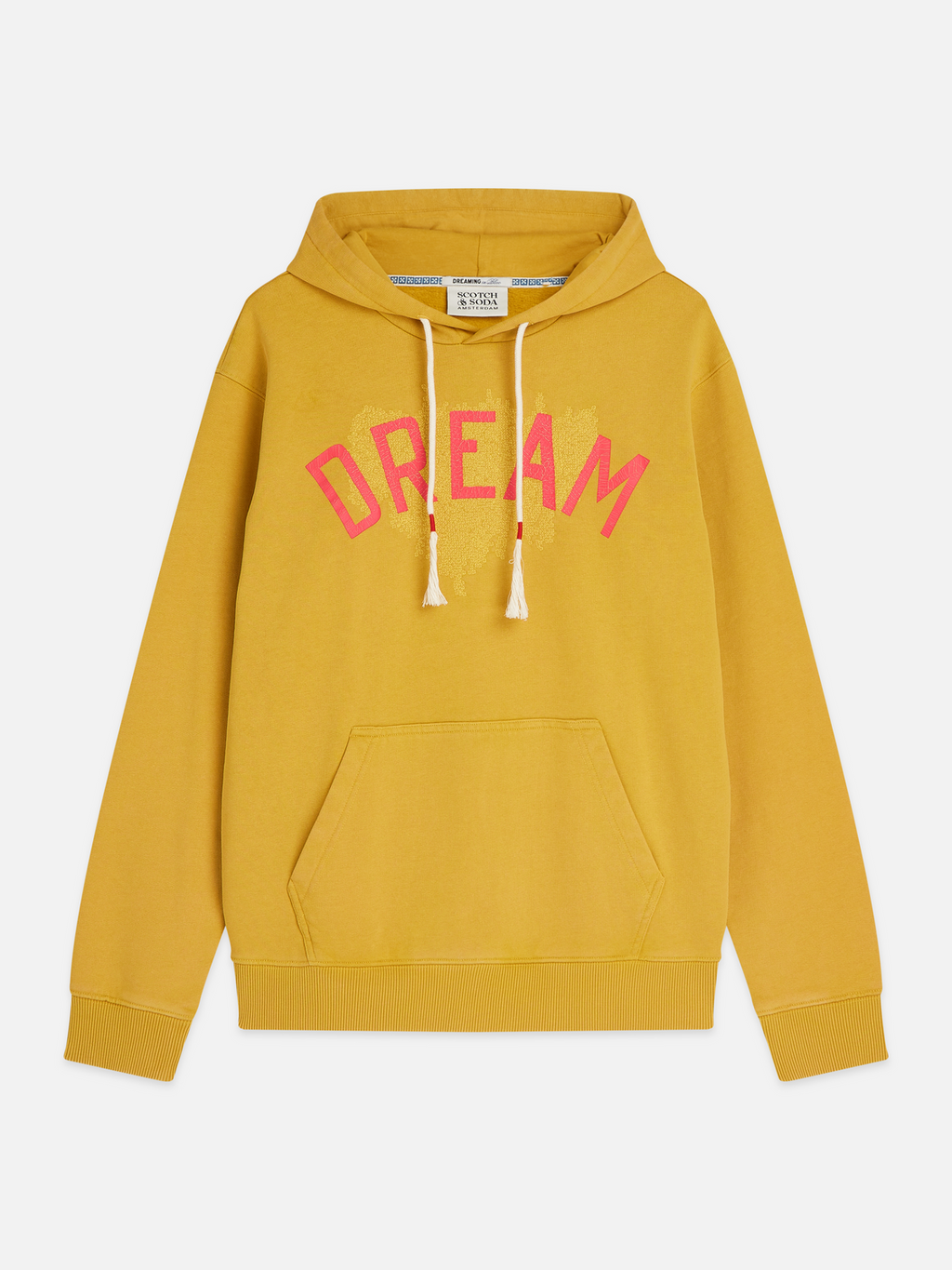 Front Artwork Washed Regular-Fit Hoodie
