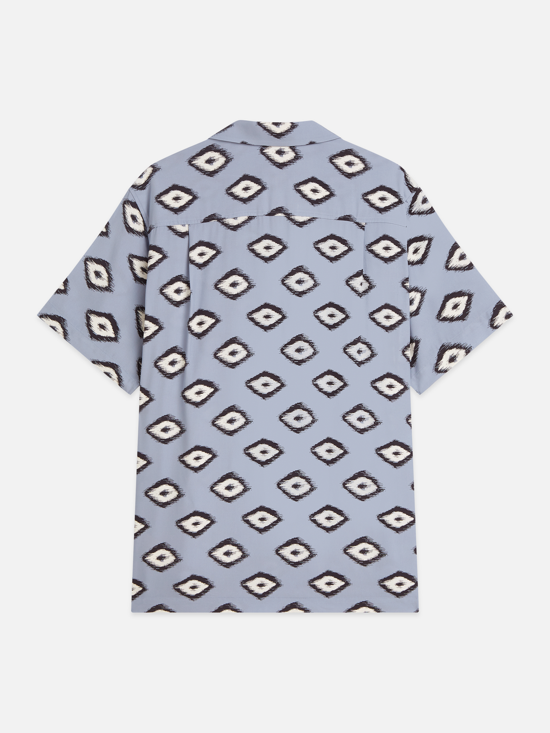 Viscose Printed Short Sleeved Regular-Fit Shirt