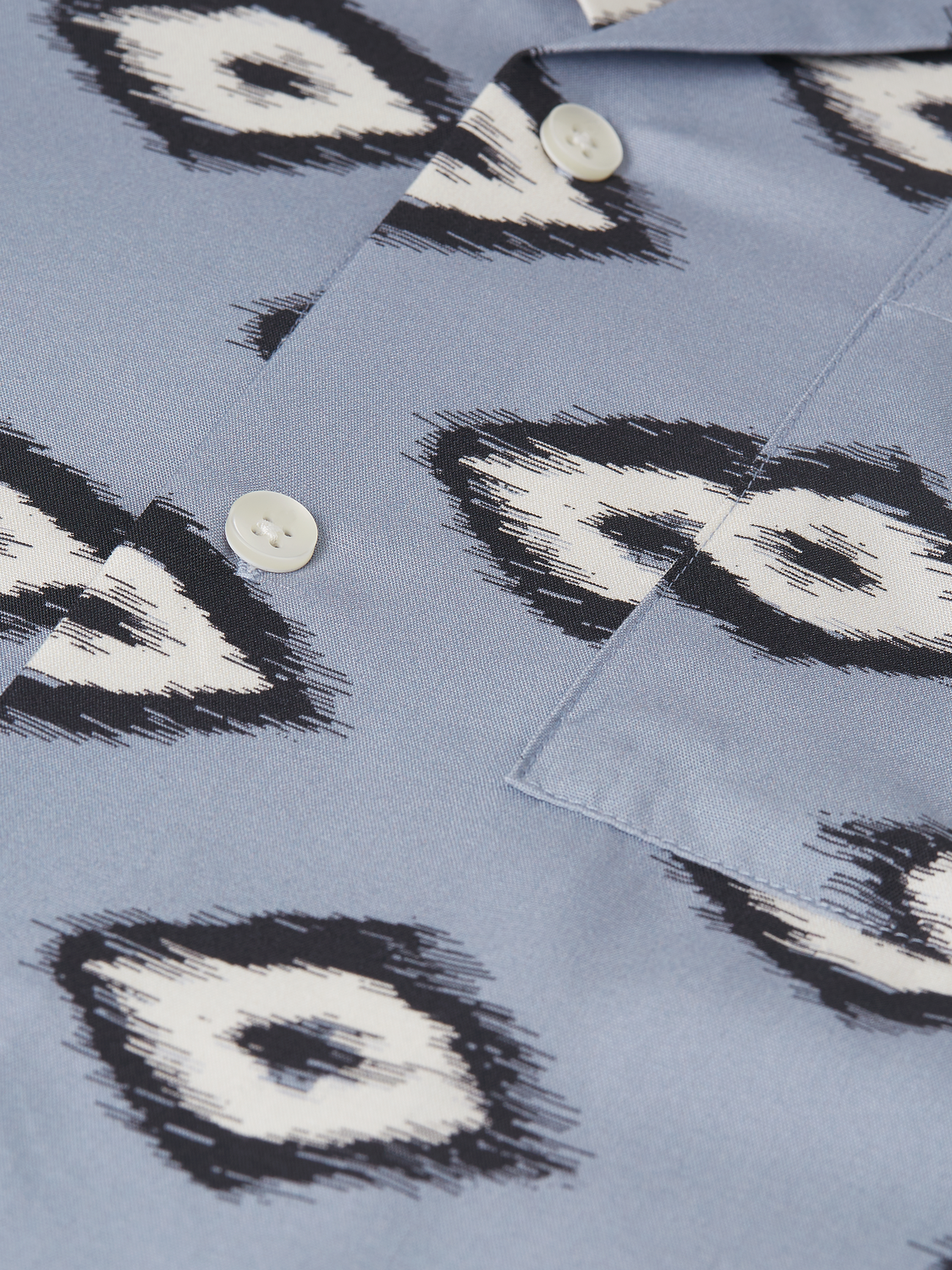 Viscose Printed Short Sleeved Regular-Fit Shirt