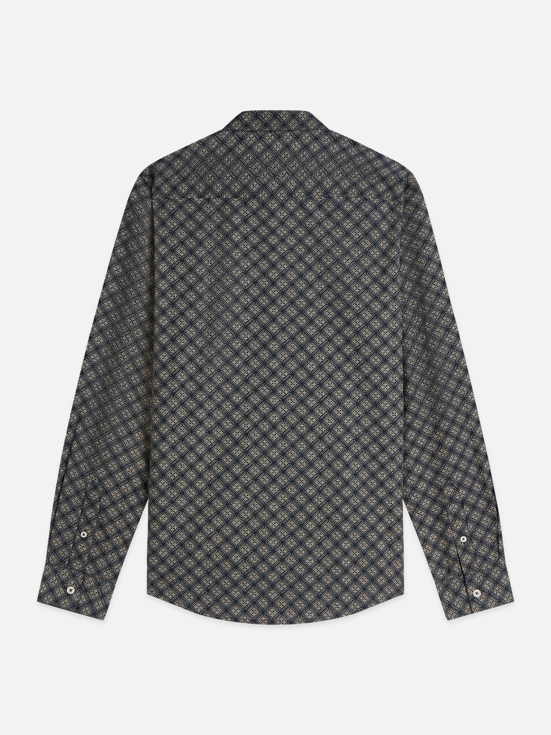 Micro Printed Slim-Fit Shirt