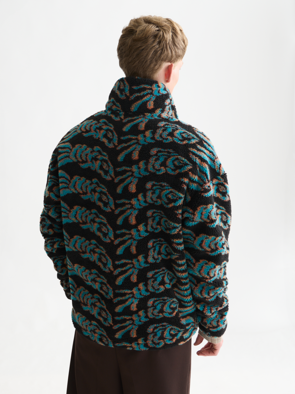Quarter-Zip Relaxed Polar Fleece Pullover