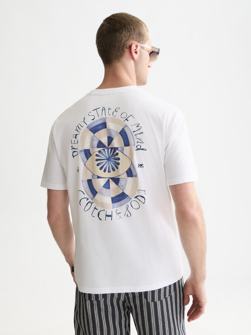 T-Shirt mit Artwork auf Vorder- und Rückseite im Relaxed Fit