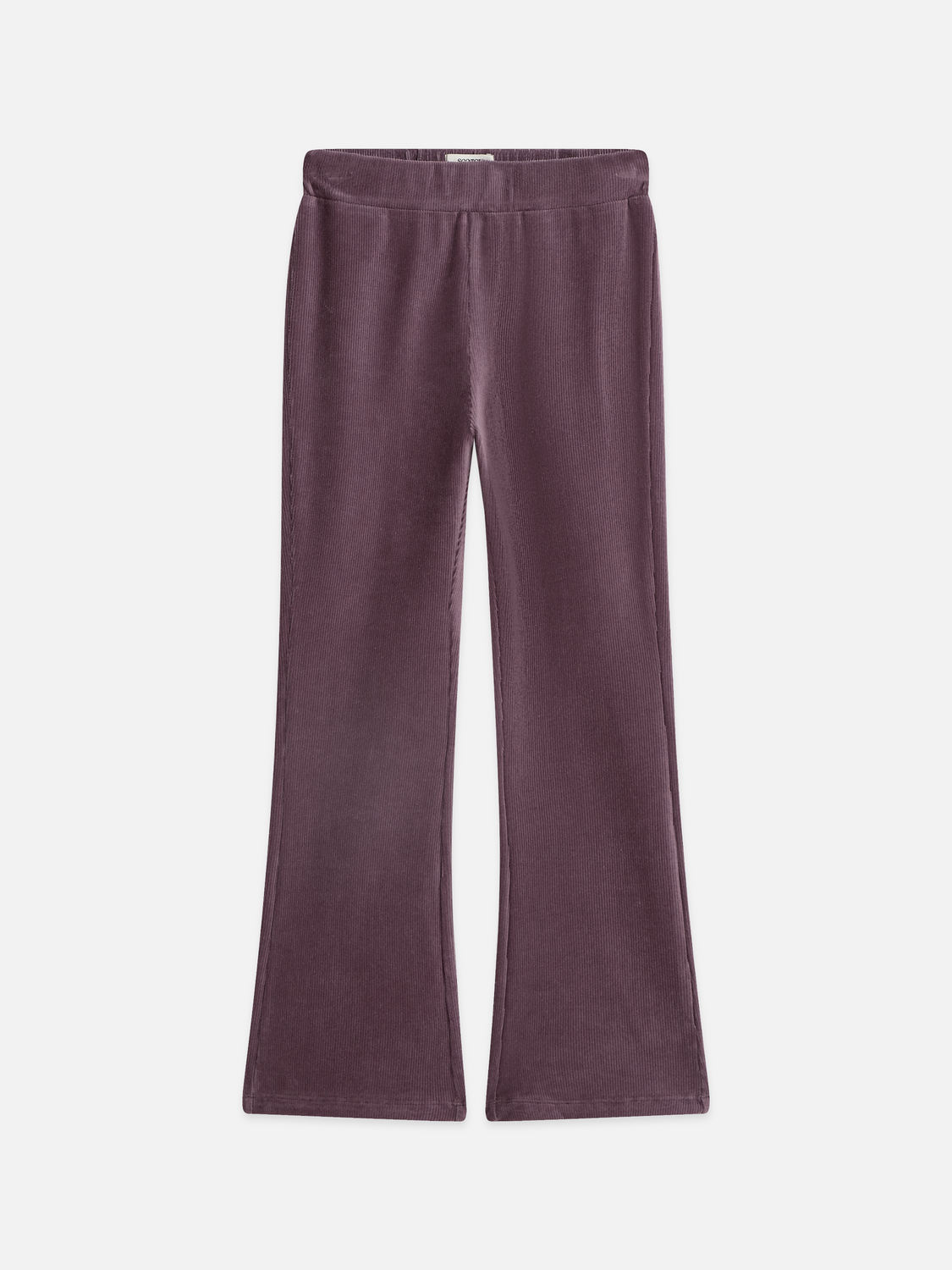 Girls' Velvet Ribbed Leggings