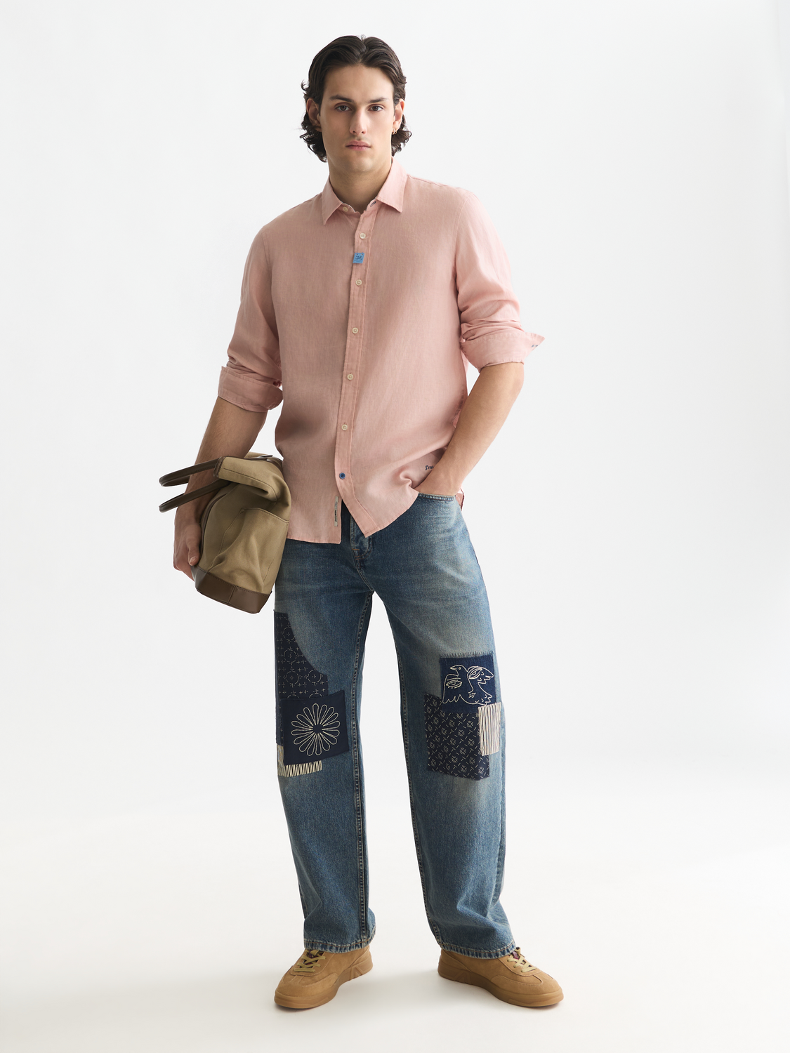 Solid Linen Regular-Fit Shirt
