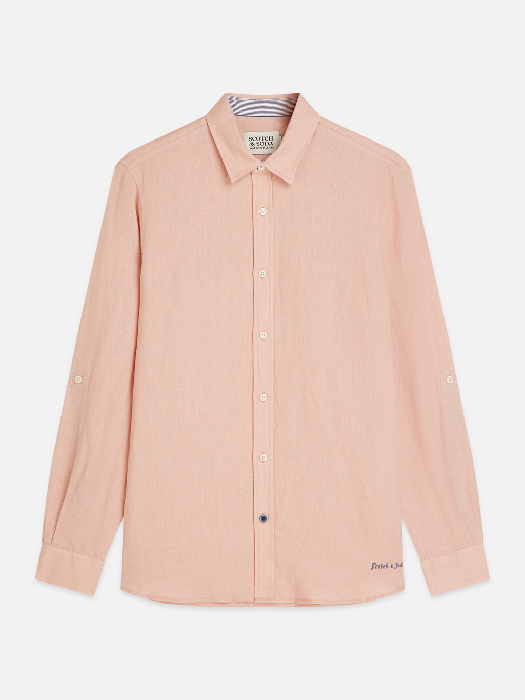 Solid Linen Regular-Fit Shirt