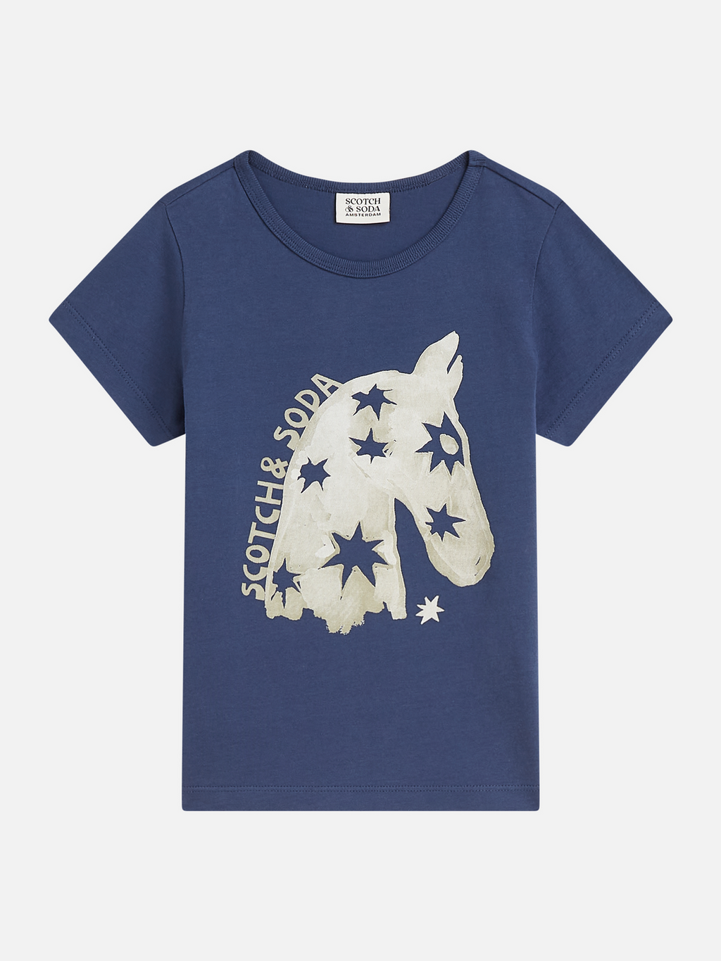 T-shirt coupe droite avec illustration sur le devant