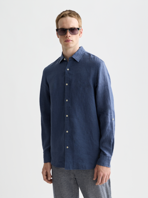 Essentials – Linen Regular-Fit Shirt