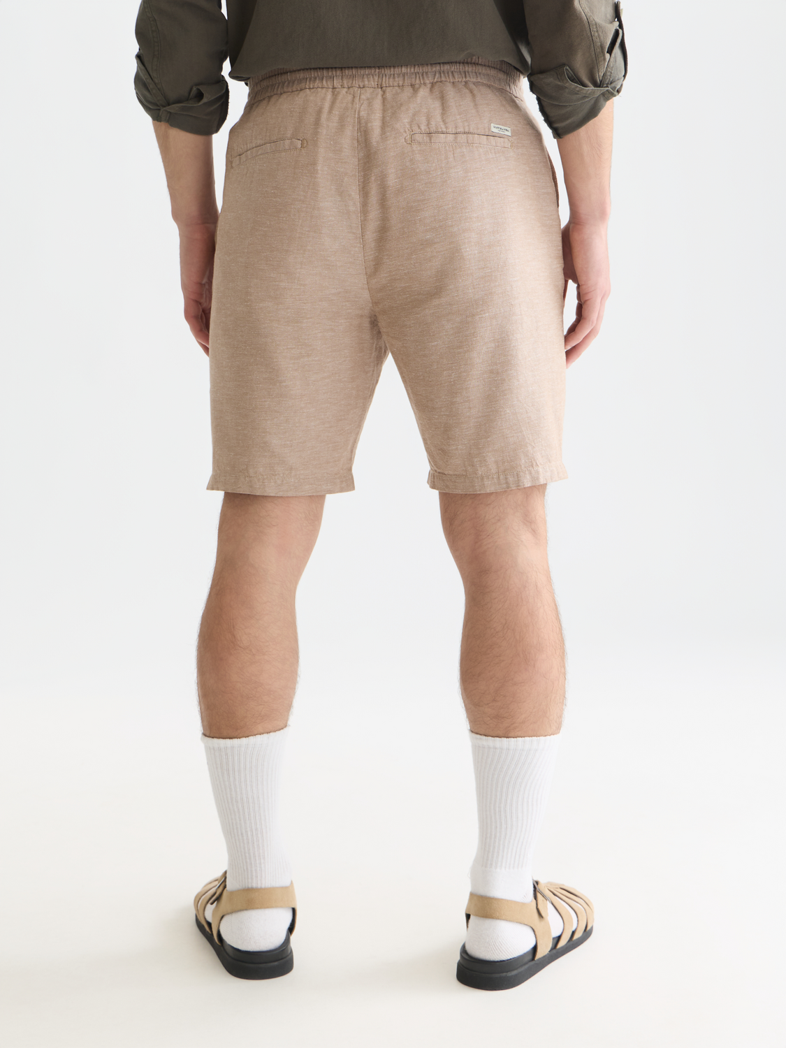 Shorts Chino Regular Coton Lin, Un Incontournable de Saison
