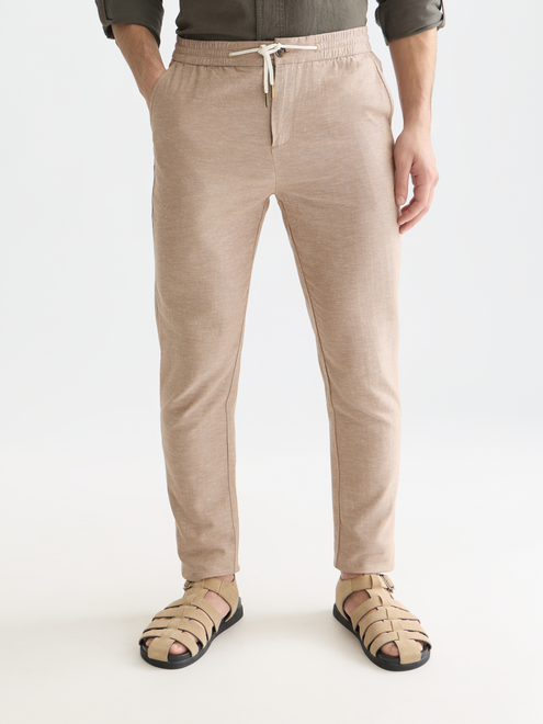 Essentials – Warren Baumwoll-Leinen-Jogger