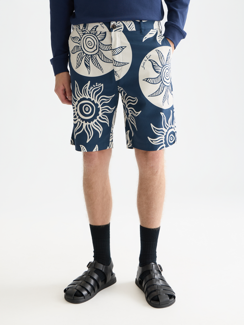 Stuart Chinoshorts aus bedruckter Stretch-Baumwolle