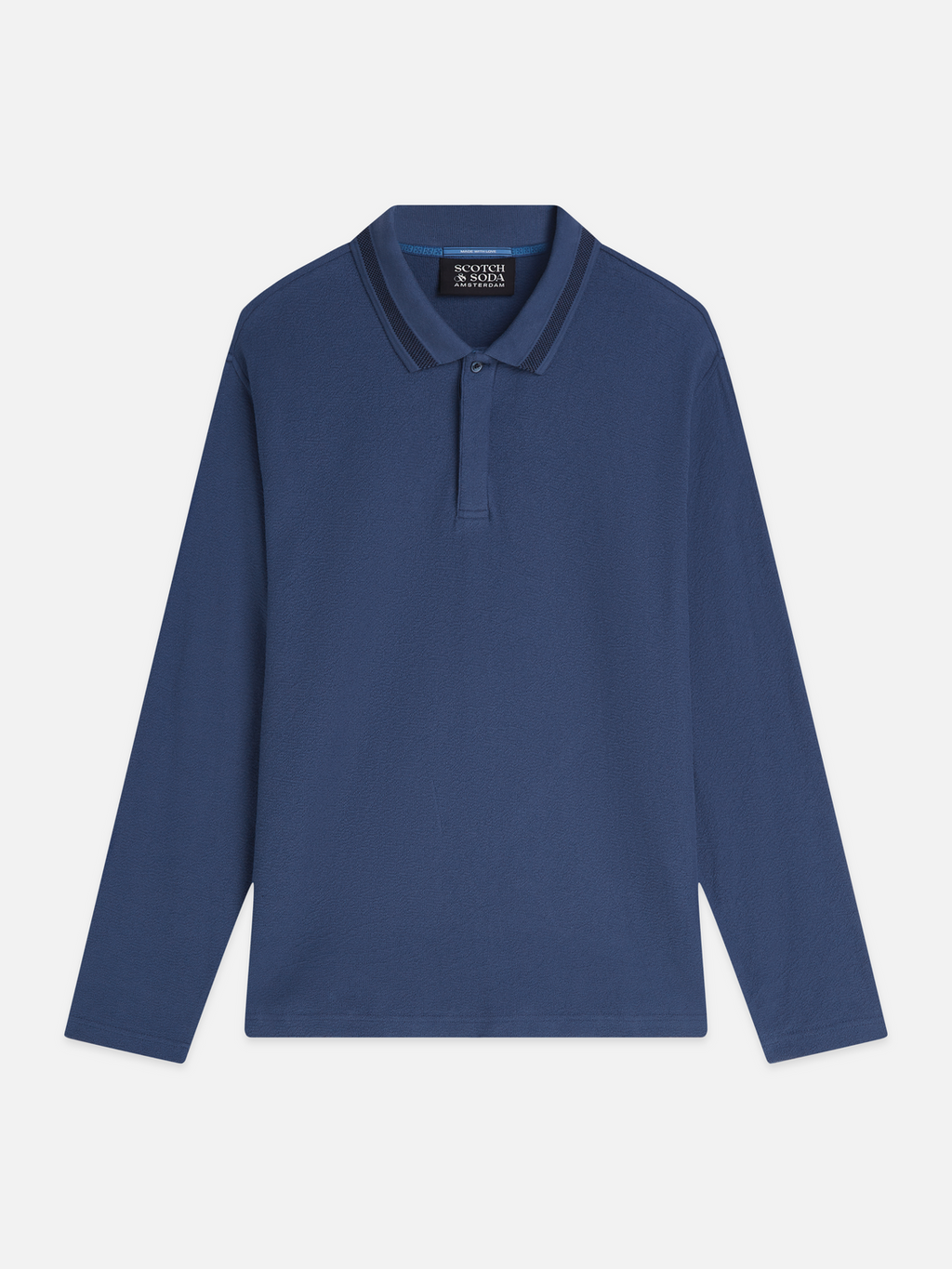 Structured Long Sleeved Polo