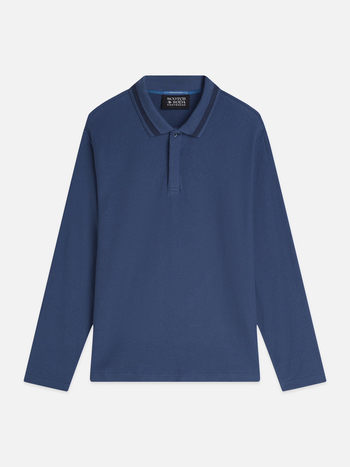 Structured Long Sleeved Polo