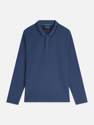 Structured Long Sleeved Polo