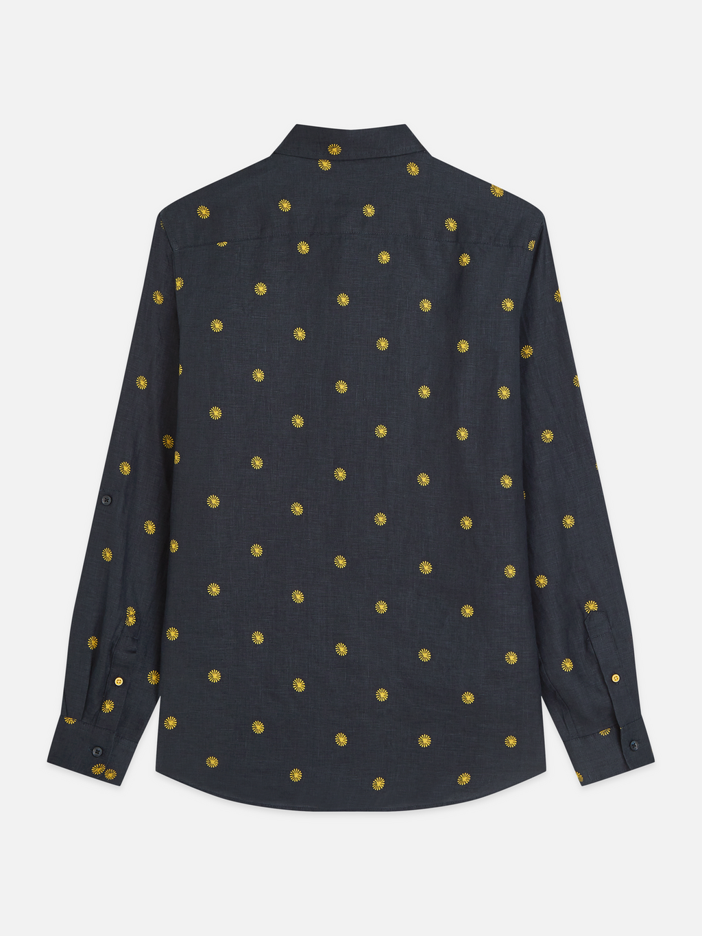 Linen Printed Regular-Fit Shirt