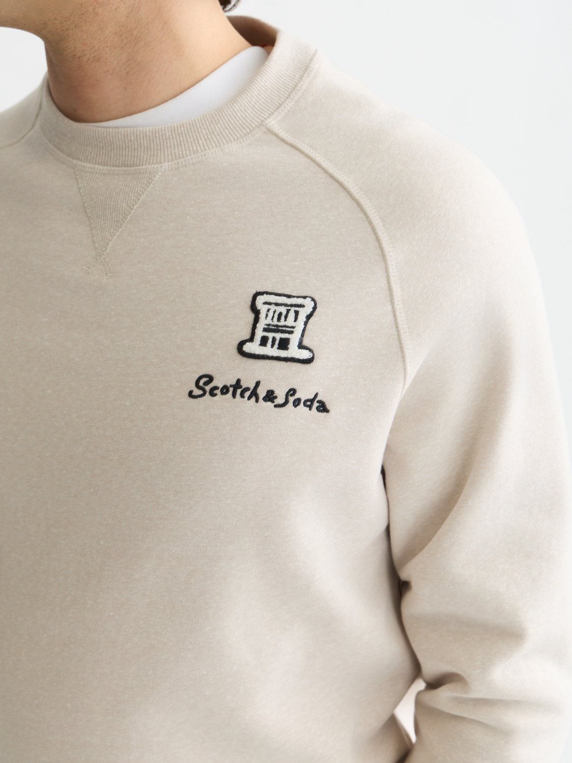 Melange Regular-Fit Sweatshirt