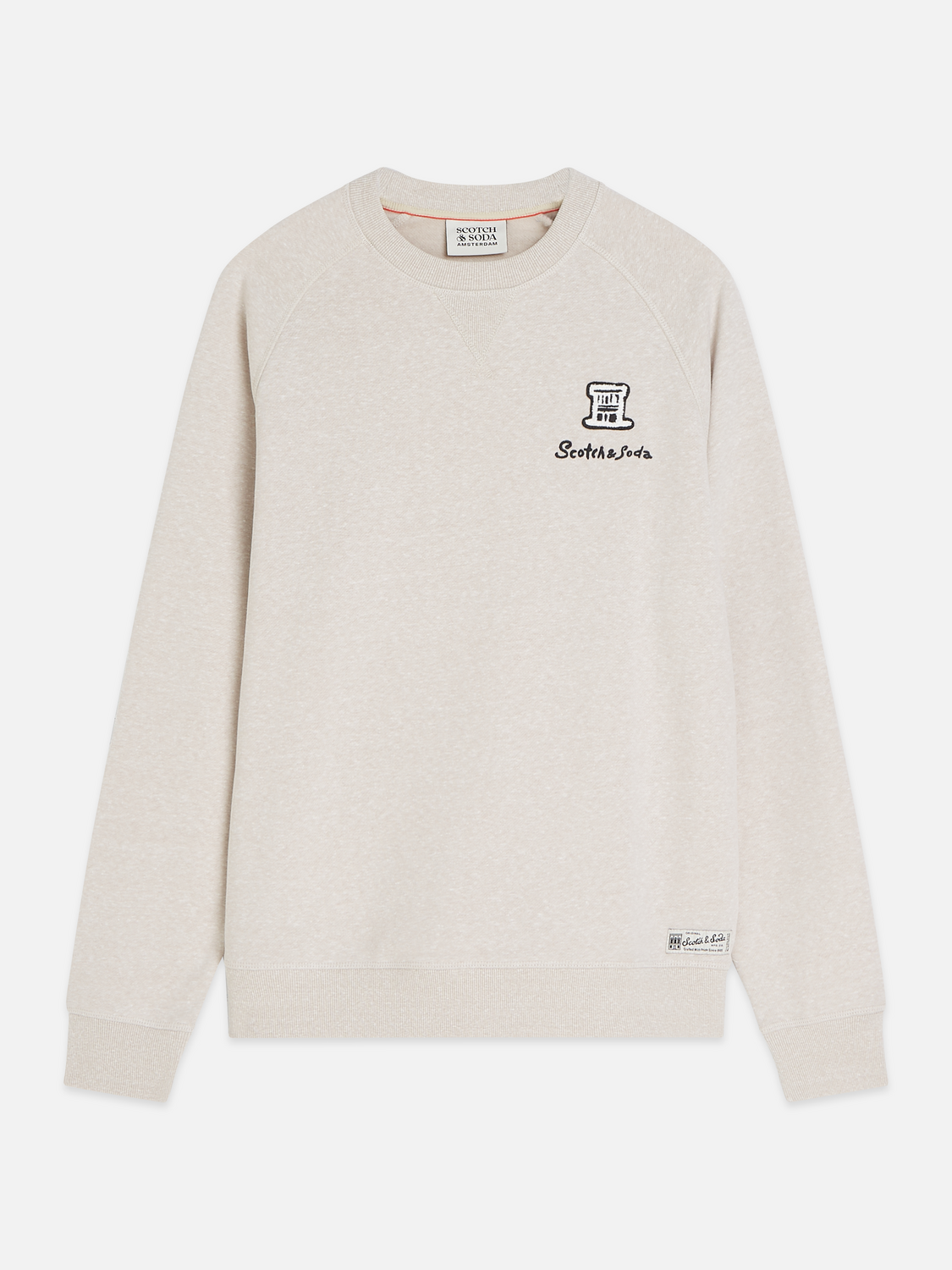 Melange Regular-Fit Sweatshirt