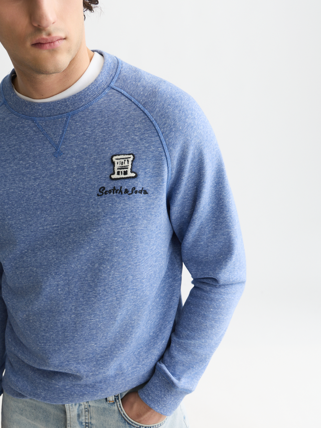 Melange Regular-Fit Sweatshirt