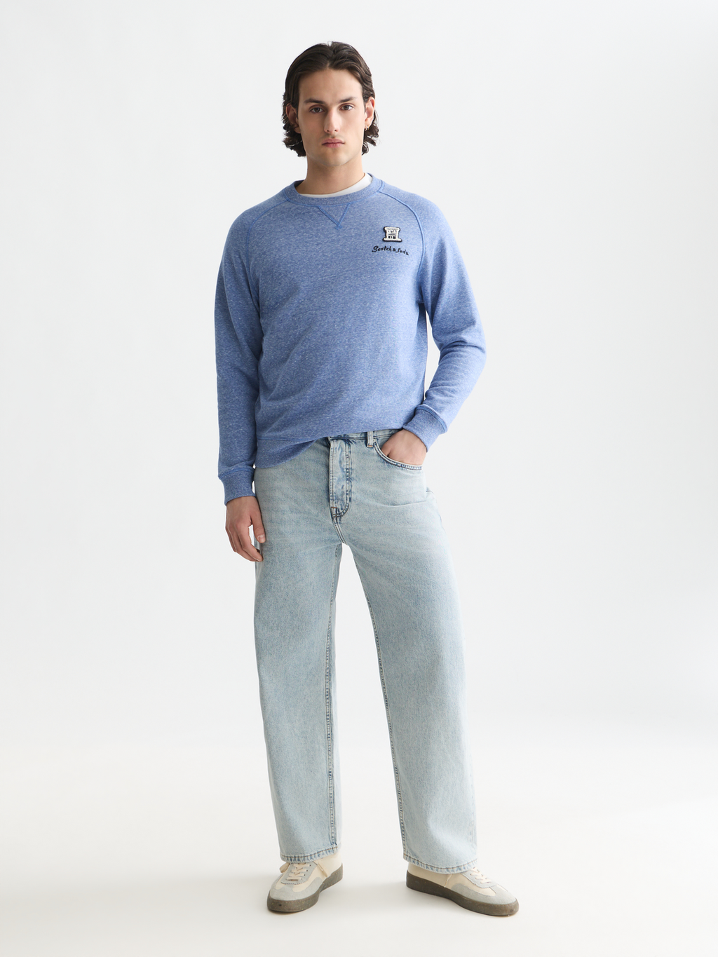 Melange Regular-Fit Sweatshirt