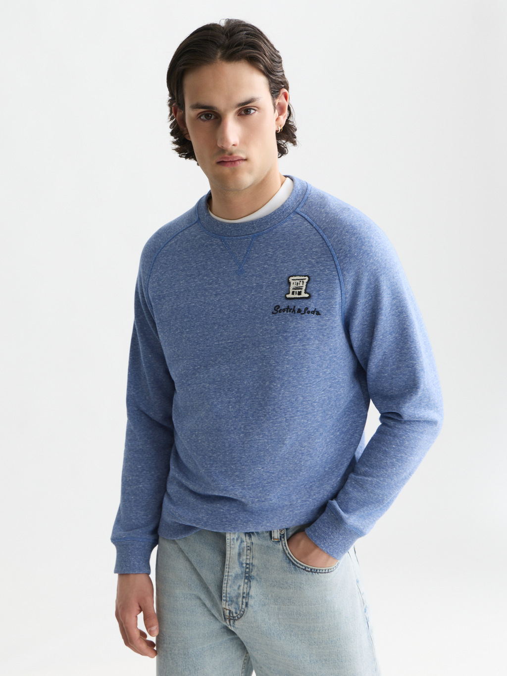 Melange Regular-Fit Sweatshirt