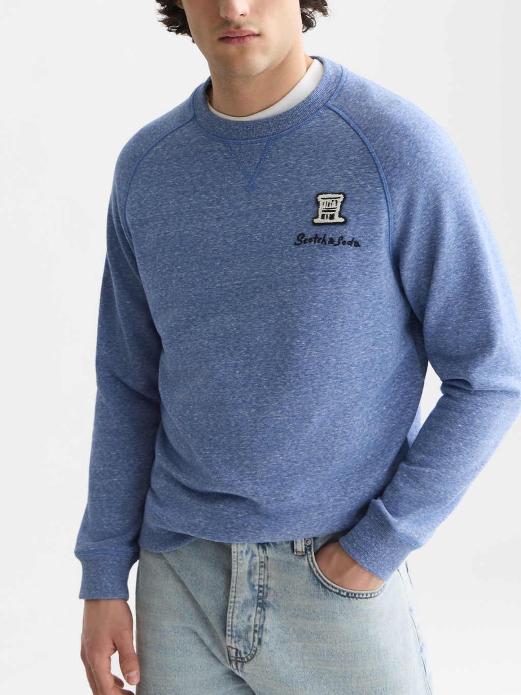 Melange Regular-Fit Sweatshirt