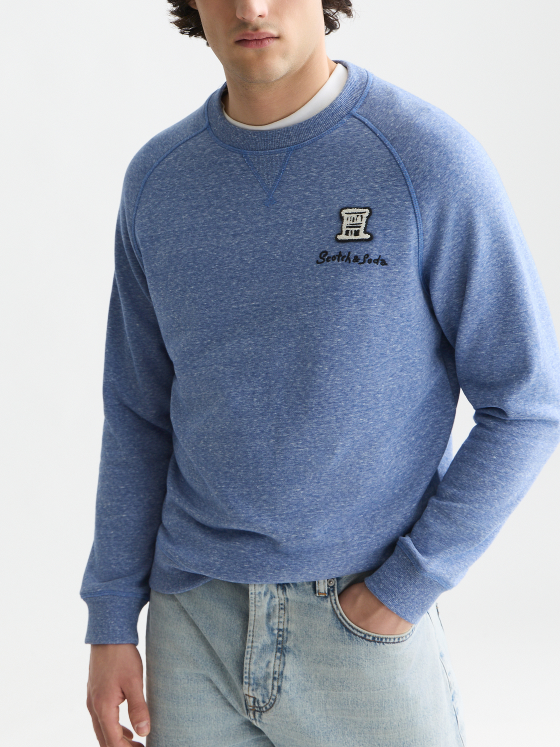 Melange Regular-Fit Sweatshirt