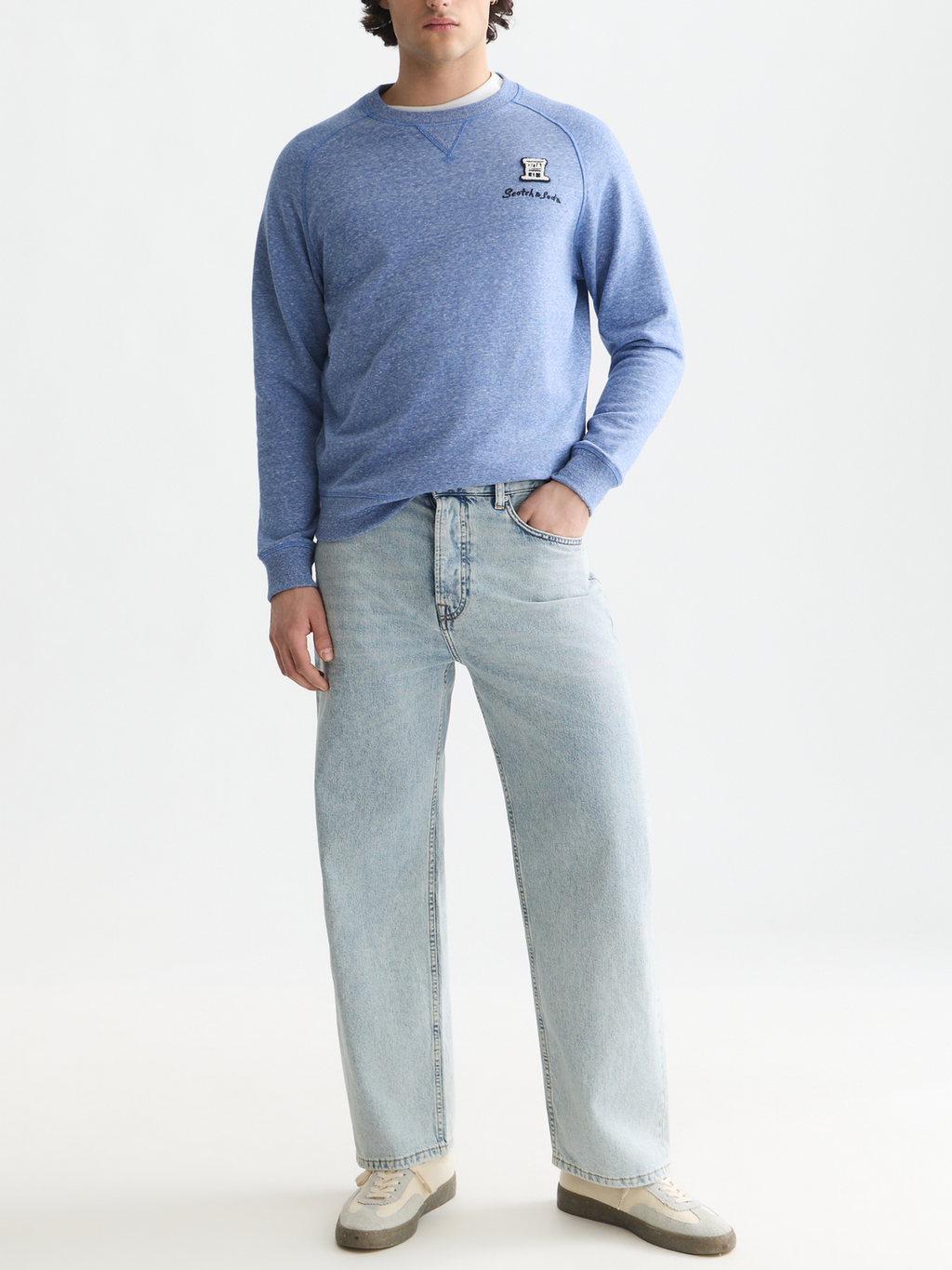Melange Regular-Fit Sweatshirt