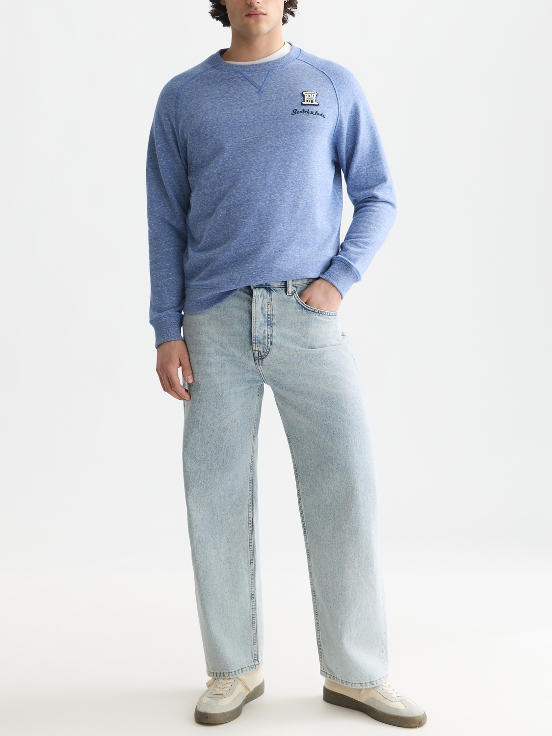 Melange Regular-Fit Sweatshirt