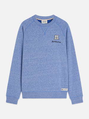 Sweat-shirt coupe classique mélangé