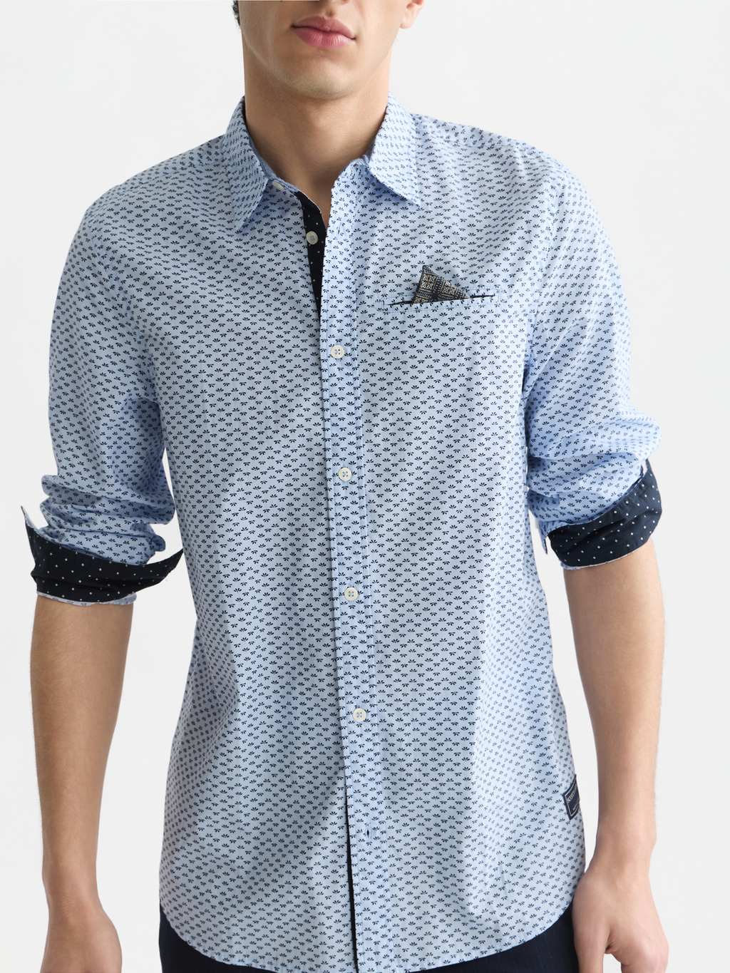 Printed Cotton Poplin Regular-Fit Shirt