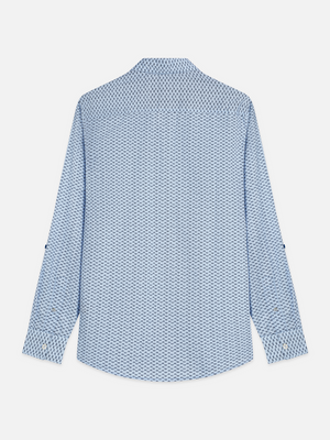 Printed Cotton Poplin Regular-Fit Shirt
