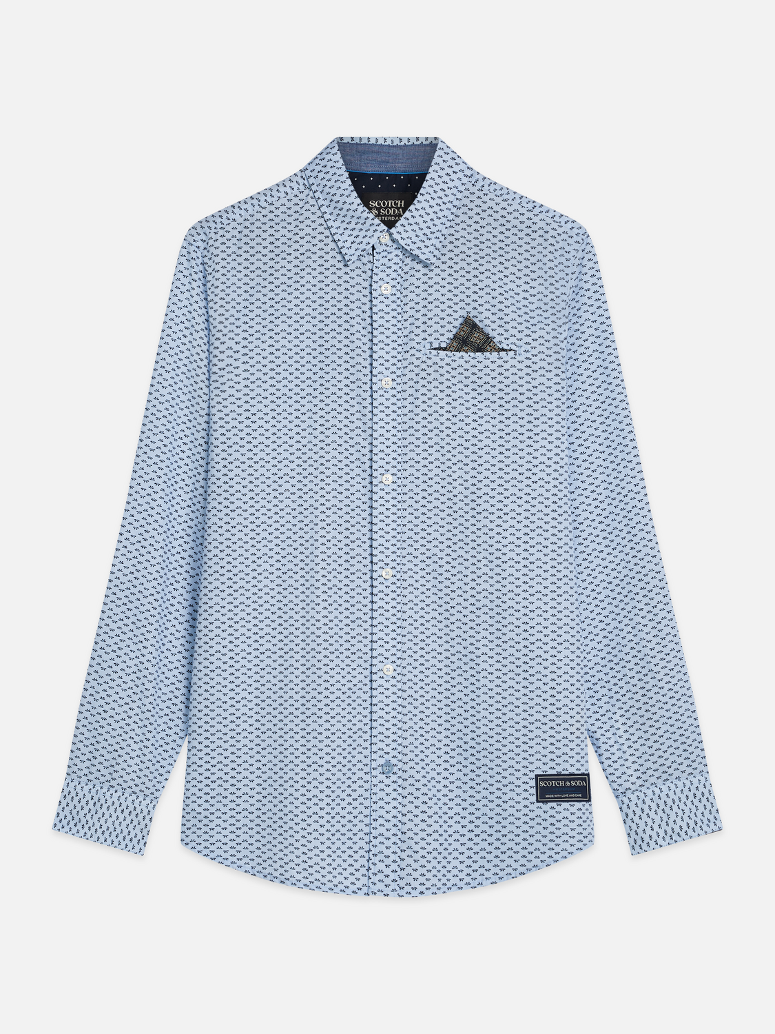 Printed Cotton Poplin Regular-Fit Shirt