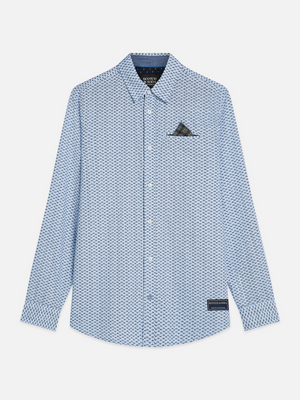 Printed Cotton Poplin Regular-Fit Shirt
