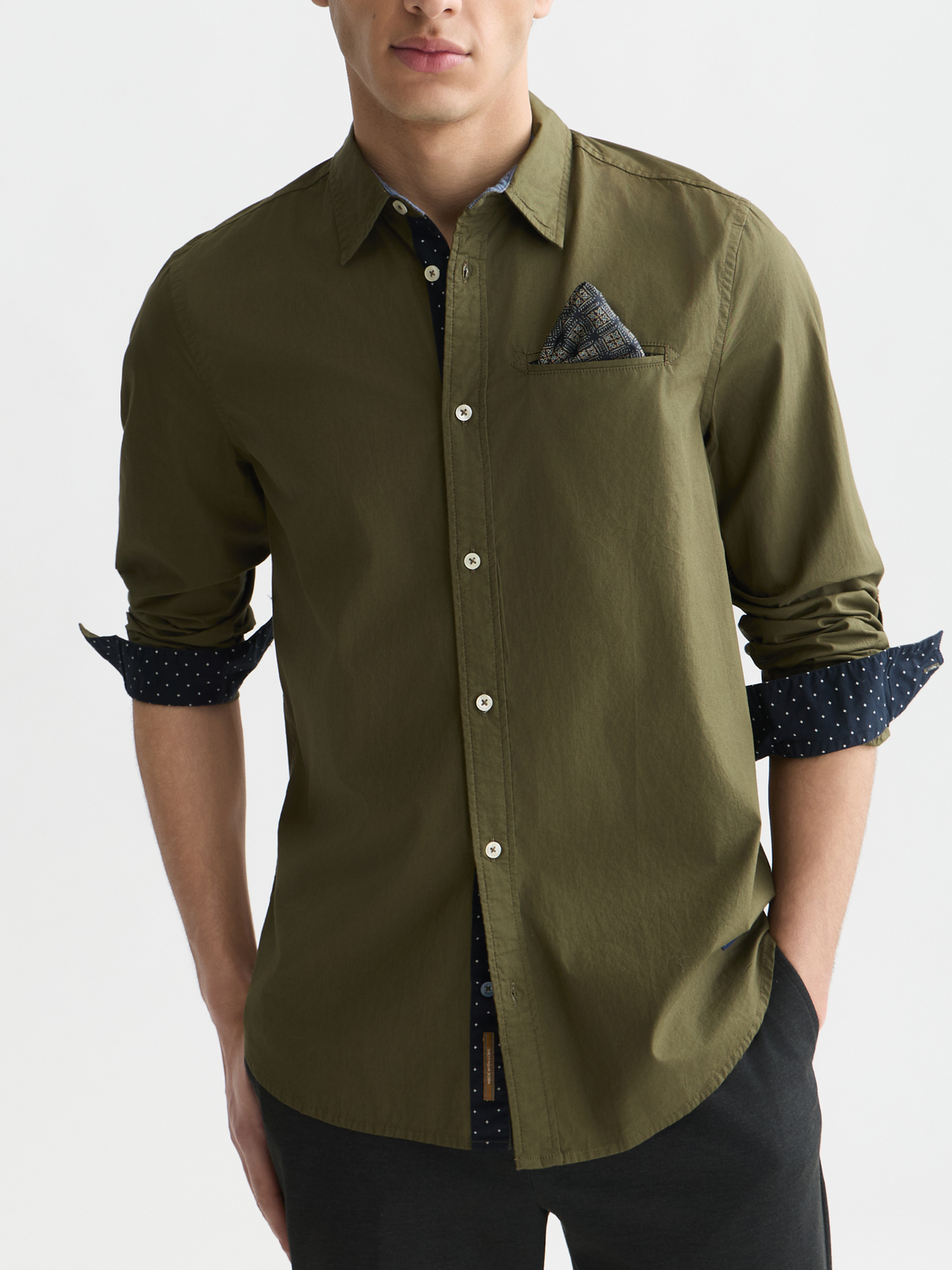 Cotton Poplin Regular-Fit Shirt