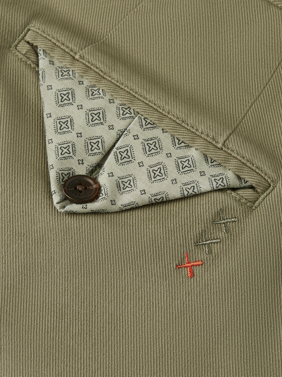 Warren Cotton Blend Twill Belted Chino
