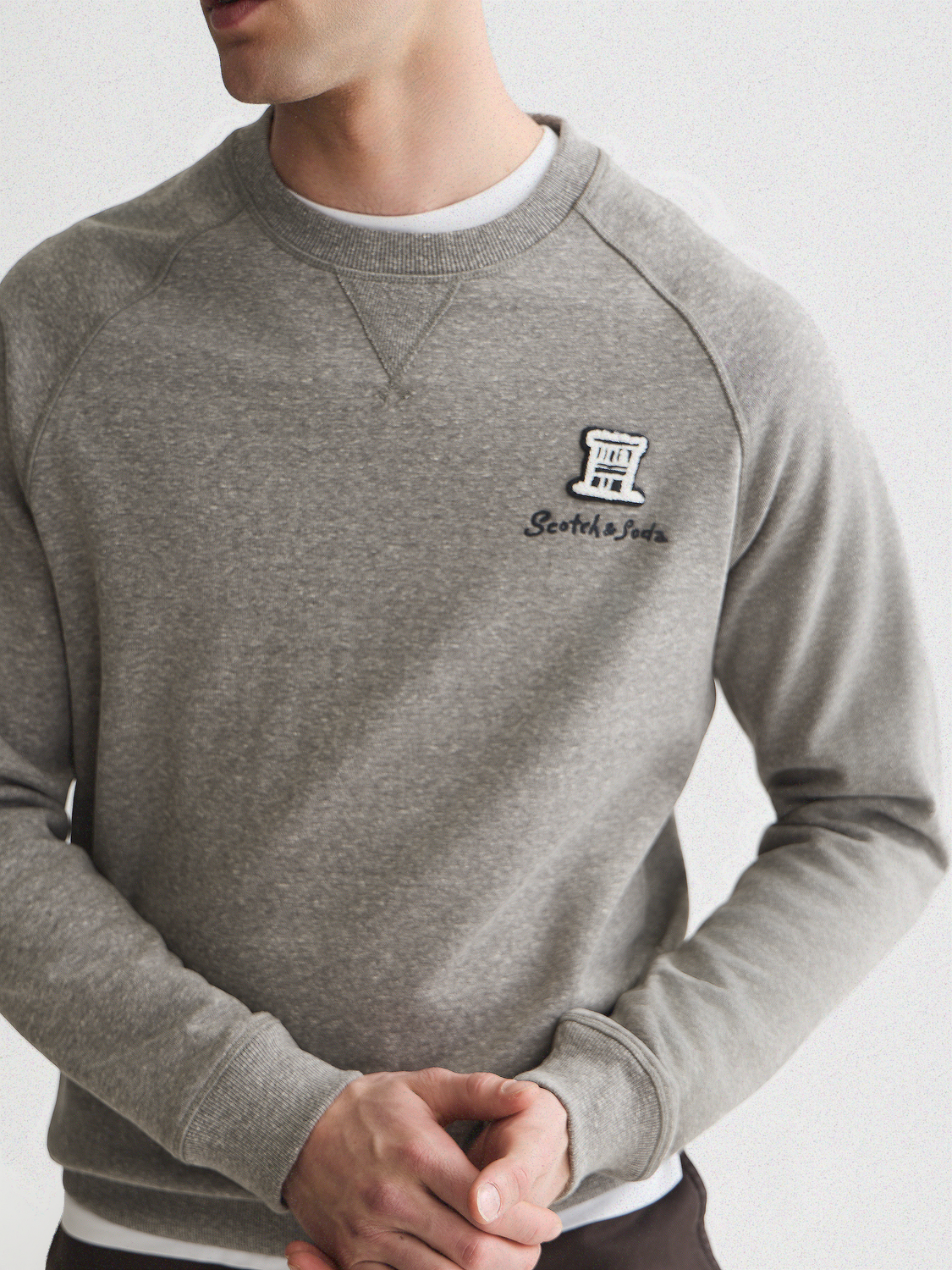 Melange Regular-Fit Sweatshirt