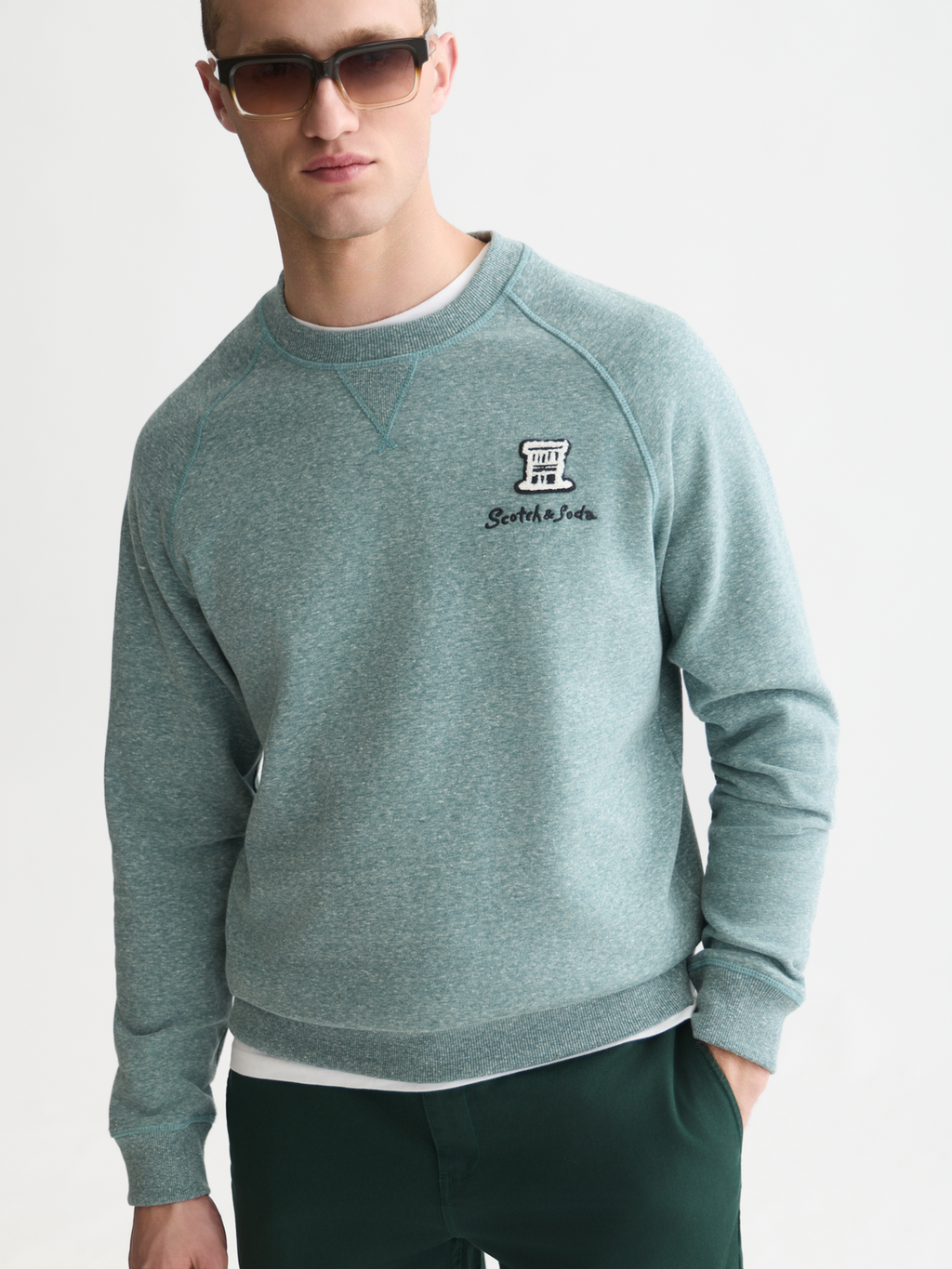 Melange Regular-Fit Sweatshirt