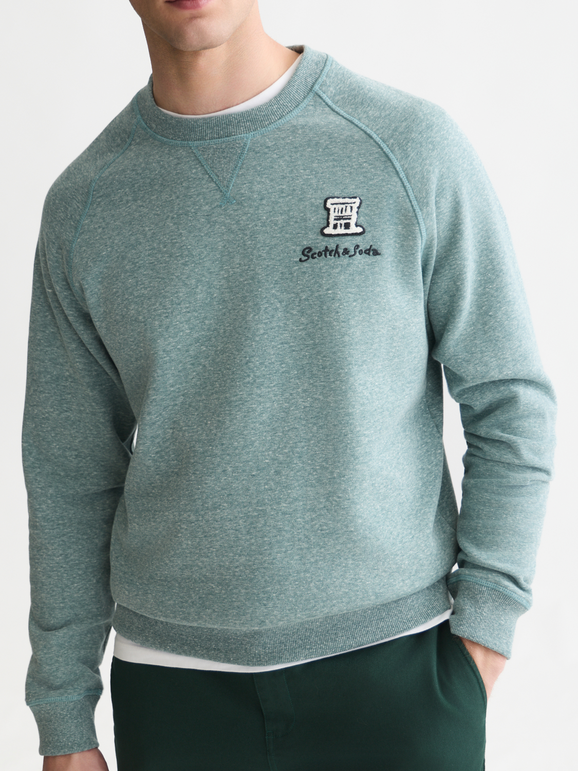 Melange Regular-Fit Sweatshirt