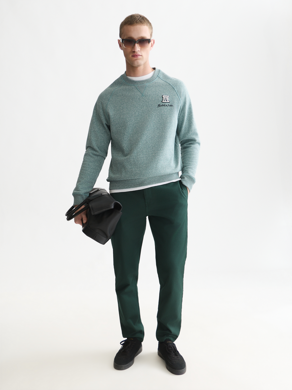 Melange Regular-Fit Sweatshirt
