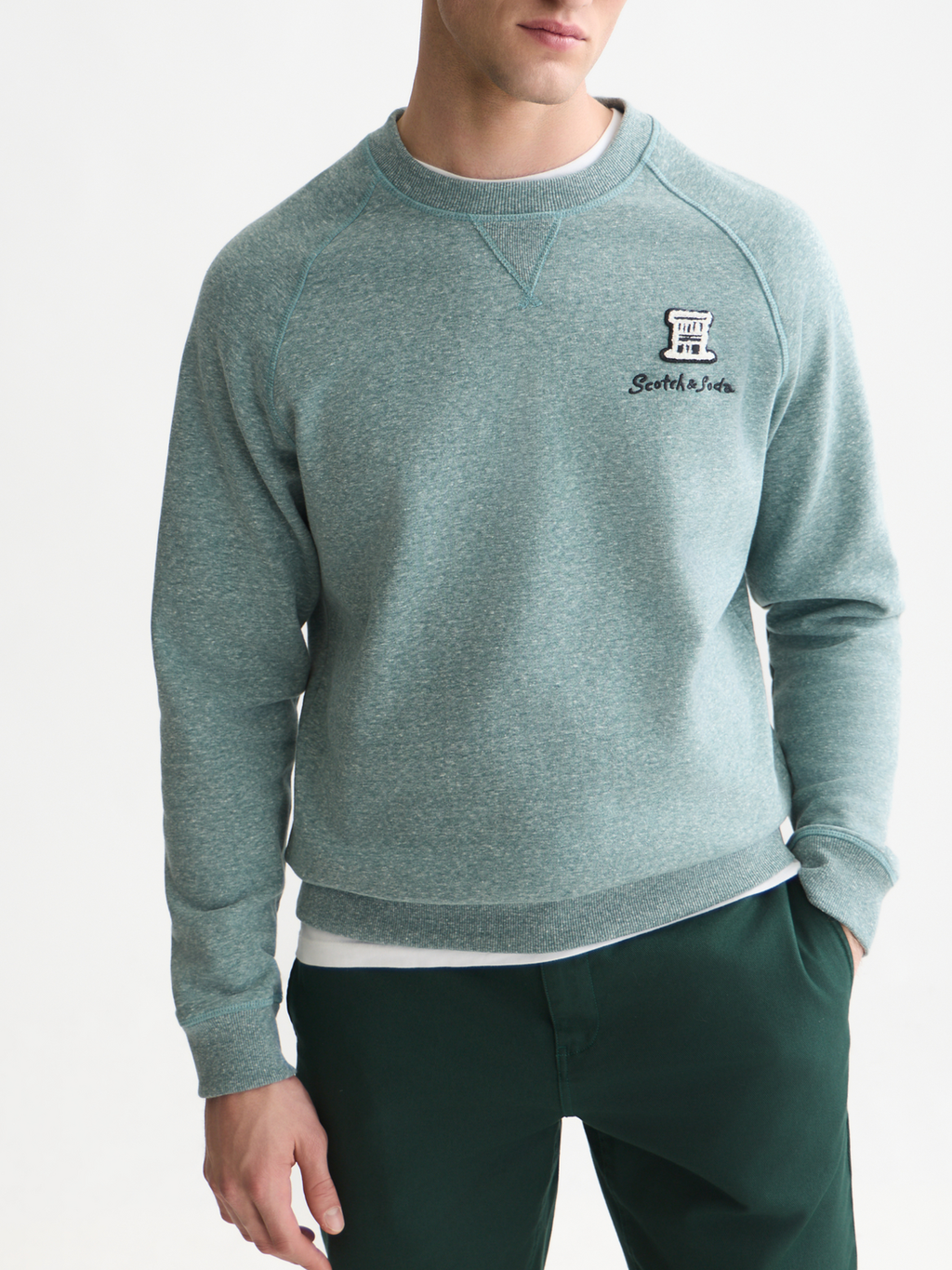Melange Regular-Fit Sweatshirt